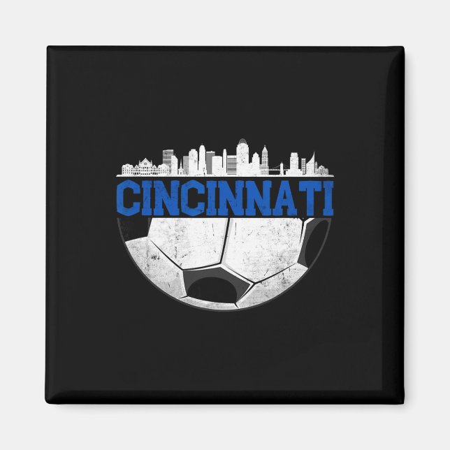 Aimant Football de Cincinnati dévasté Cincy nati  (Devant)