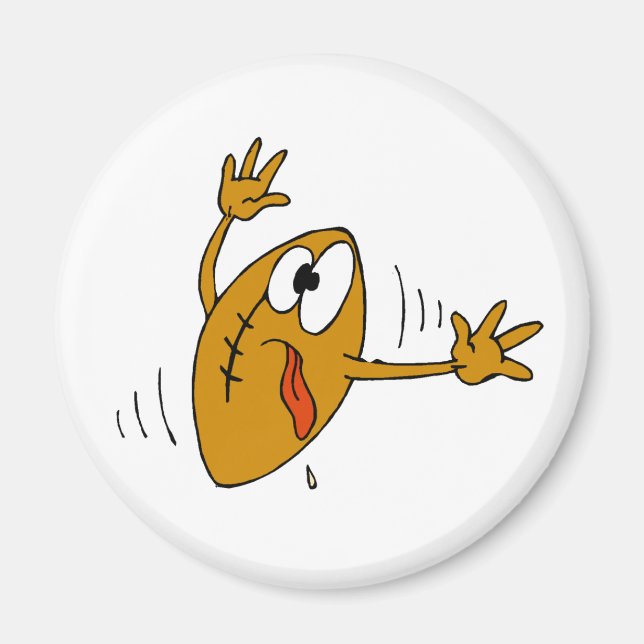 Aimant Football drôle (Devant)