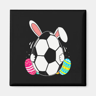 Aimant Football drôle Ll avec des oreilles de lapin Jour
