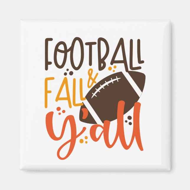 Aimant Football Fall & Y'all (Devant)