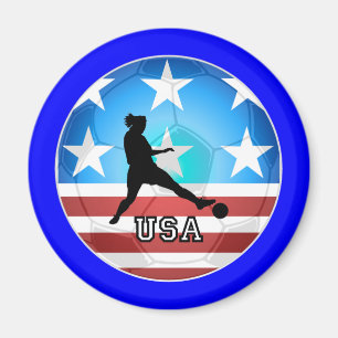 Aimant football féminin