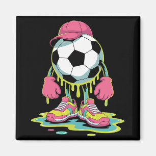 Aimant Football glace qui coule Hommes Femmes Jeu Footbal