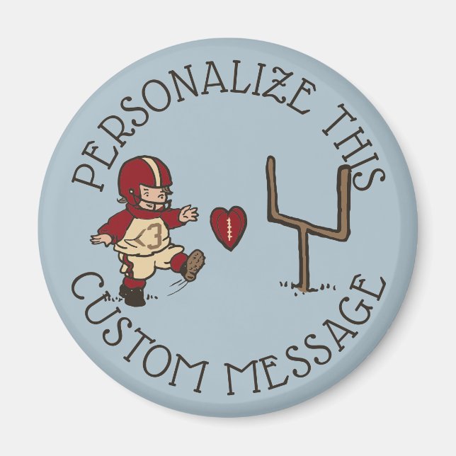 Aimant Football Kick Heart (Devant)