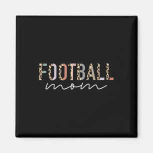 Aimant Football Maman Cadeaux Football Empreinte de léopa