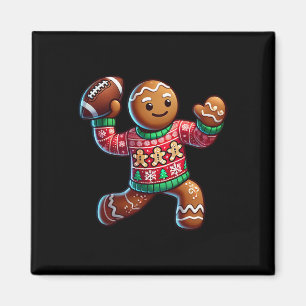Aimant Football Noël Gingbread Homme Football C laid