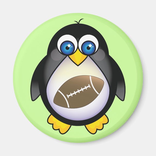 Aimant Football Penguin (Devant)