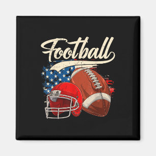 Aimant Football Rétro Usa Drapeau Fête de l'Indépendance