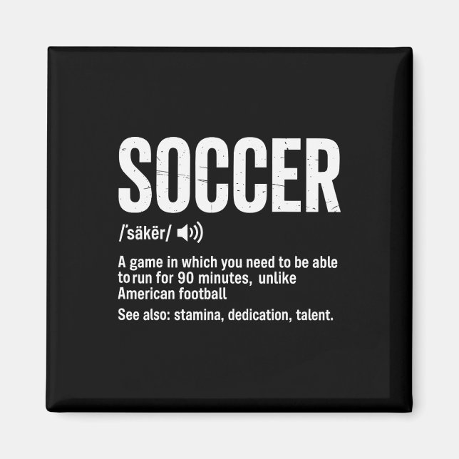 Aimant Football un jeu dans lequel vous devez être capabl (Devant)