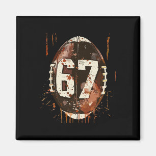 Aimant Footbyll 67 Six Seven Alpha Argot 6 7 Mème Enfants