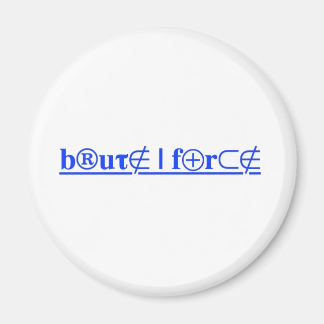 Aimant force brute (Devant)