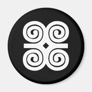 Aimant Force des Dwennimmen Symbole Adinkra Humilité