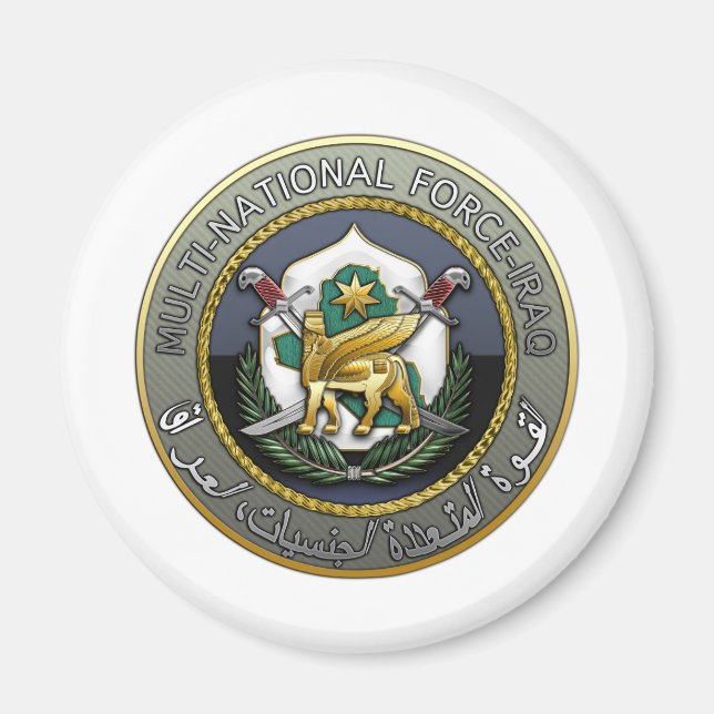 Aimant Force multinationale - Irak (Devant)