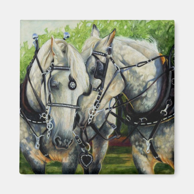 Aimant Force tranquille - Équipe Cheval Percheron (Devant)