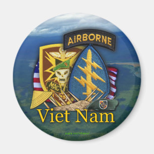 Aimant forces spéciales green berets macv sog vietnam Mag