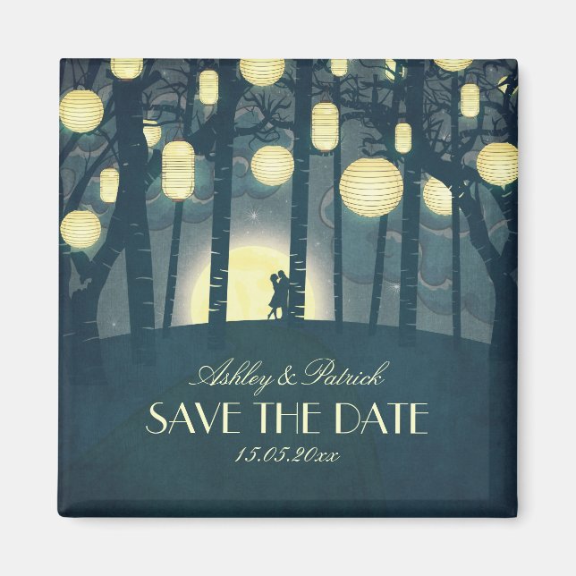 Aimant Forêt de rêve de lanternes (Devant)