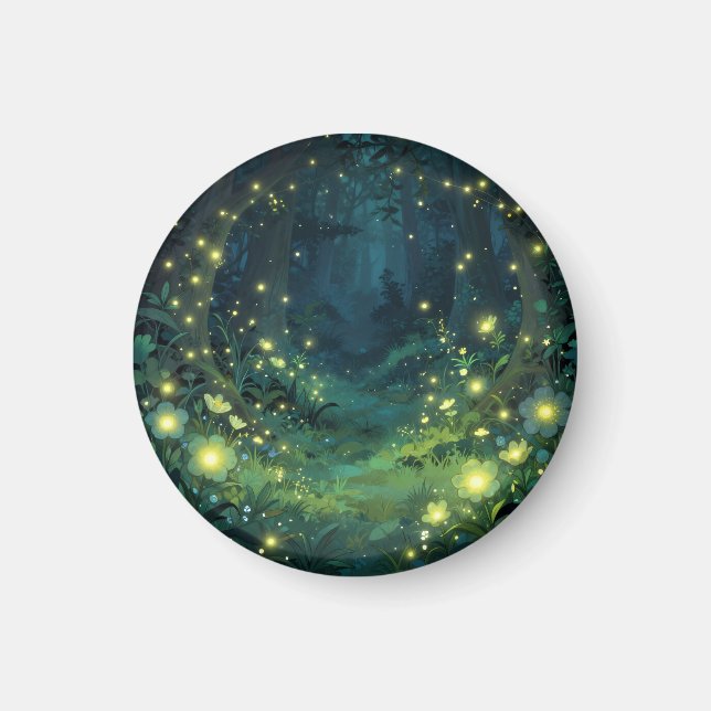 Aimant Forêt Enchantée Lueur Nuit Magique (Devant)