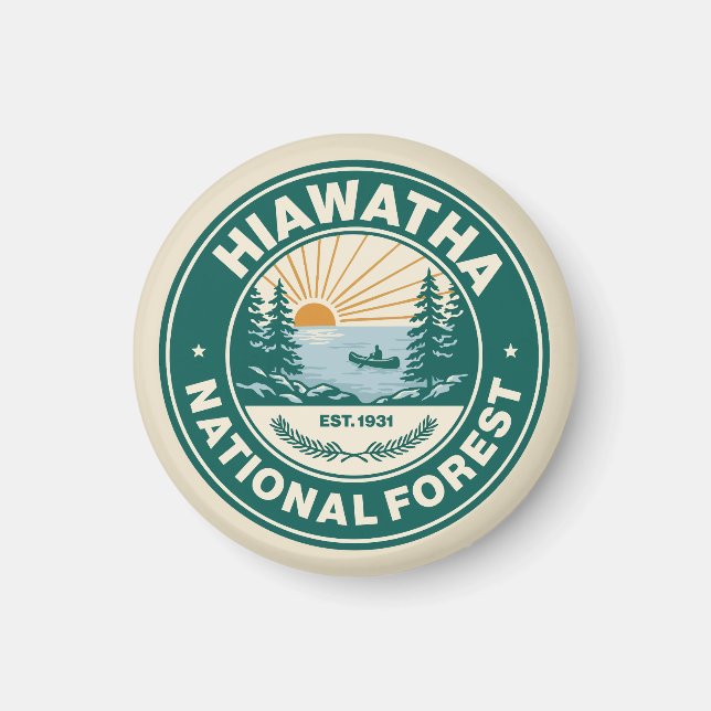Aimant Forêt nationale de Hiawatha (Devant)