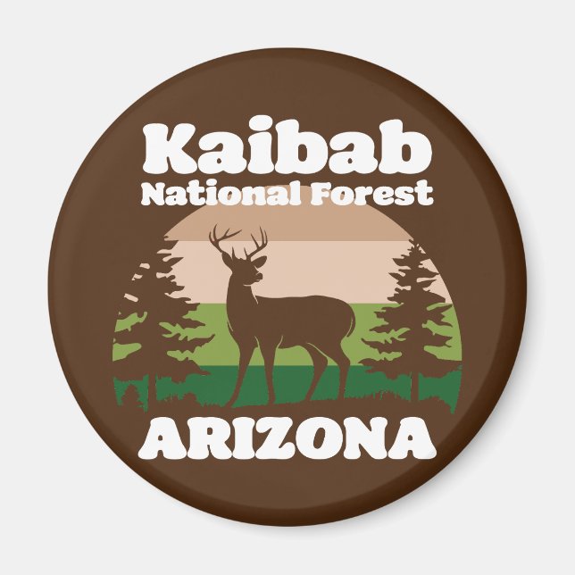 Aimant Forêt nationale de Kaibab Arizona (Devant)