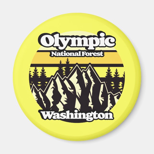 Aimant Forêt nationale olympique, Washington (Devant)