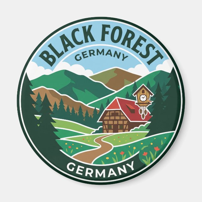 Aimant Forêt-Noire Allemagne (Devant)