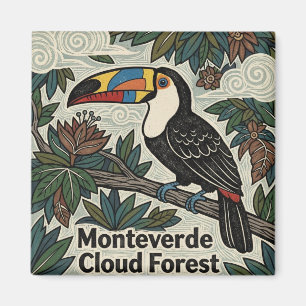 Aimant Forêt nuageuse de Monteverde Toucan Costa Rica