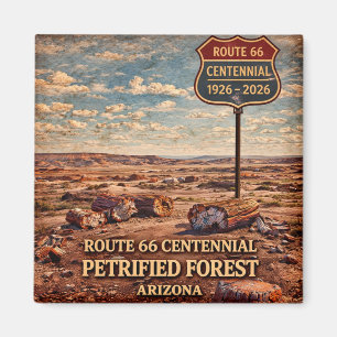 Aimant Forêt Pétrifiée d'Arizona Centenaire 1926-2026