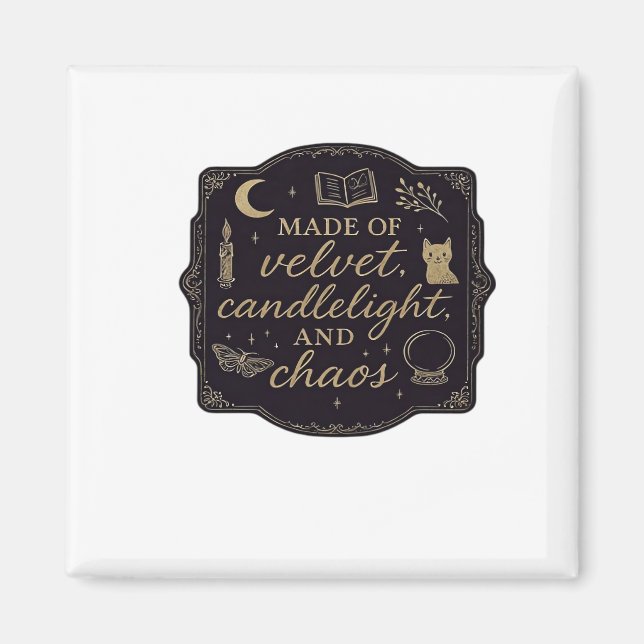 Aimant Forêts Mystiques Fantastiques Whimsigoth, Lunes &  (Devant)