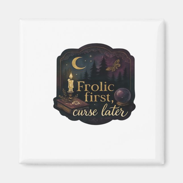 Aimant Forêts Mystiques Fantastiques Whimsigoth, Lunes &  (Devant)