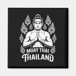 Aimant Formation Vintage de Muay Thai Thaïlande