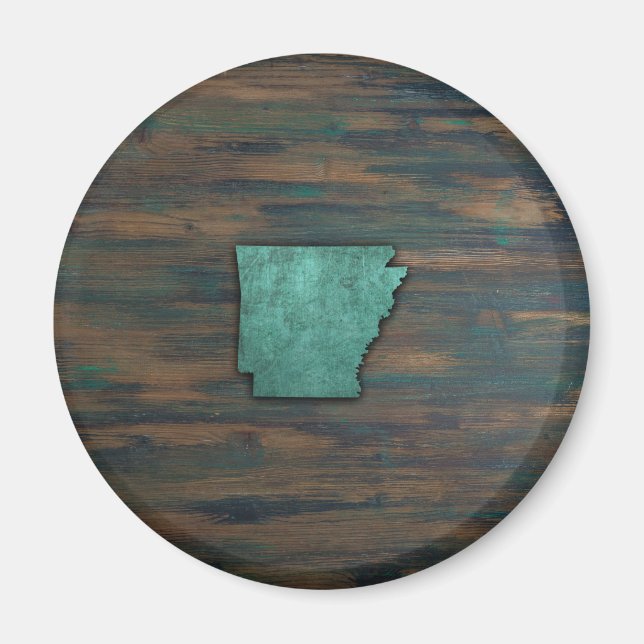 Aimant Forme Turquoise rustique Arkansas (Devant)