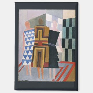 Aimant Formes de robe simultanées par Sonia Delaunay, 