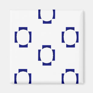 Aimant formes décoratives en blanc