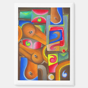 Aimant Formes géométriques colorées par Hassan Wahba