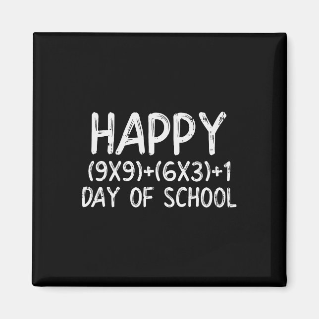 Aimant Formule Joyeux 100 Jours D'École 100E Jour Enseign (Devant)