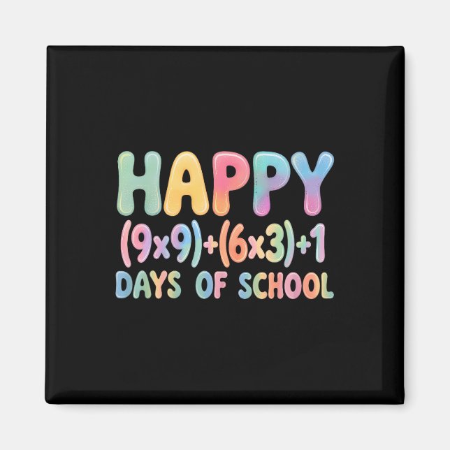 Aimant Formule Mathématique 100 Jours D'école Équation Dr (Devant)