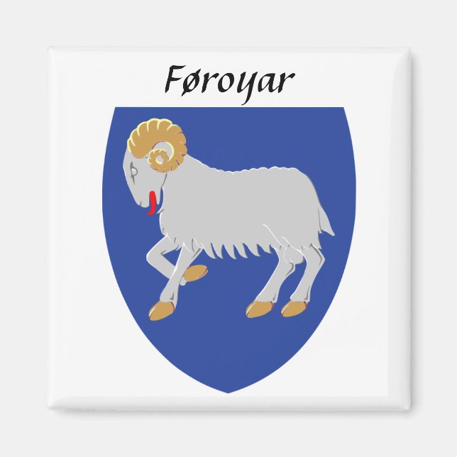 Aimant Føroyar - Îles Féroé Armoiries (Devant)