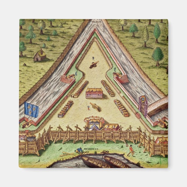 Aimant Fort Caroline, de "Brevis Narratio" (Devant)