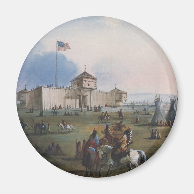 Aimant Fort Laramie, Fort Sublette, Fort William, Miller (Devant)