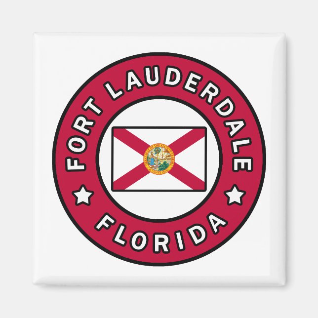 Aimant Fort Lauderdale Floride (Devant)