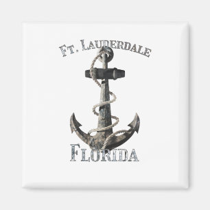 Aimant Fort Lauderdale Floride Vacances Ancres nautiques