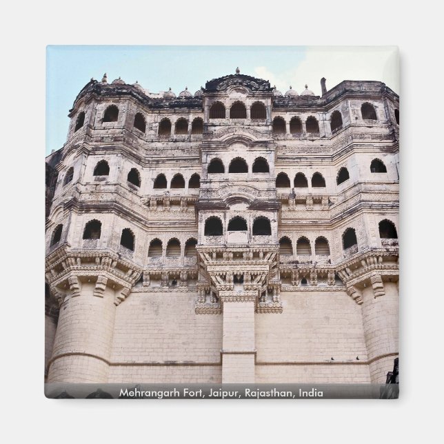 Aimant Fort Mehrangarh, Jaipur, Rajasthan, Inde (Devant)