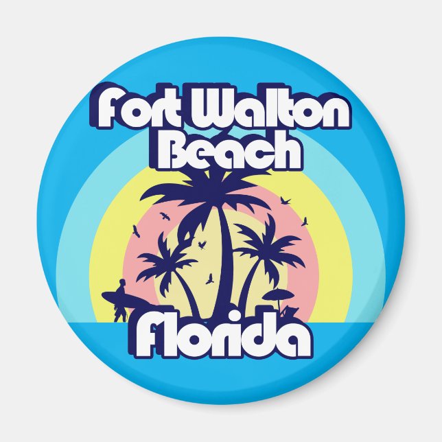 Aimant Fort Walton Beach Floride (Devant)