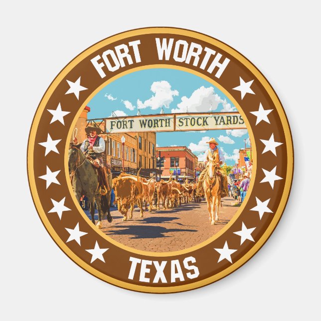 Aimant Fort Worth (Devant)