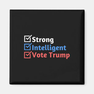Aimant Forte Femmes Intelligentes Pour Trump Girl Checlis