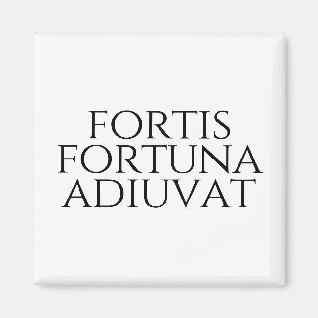 Aimant Fortis Fortuna Adiuvat (Devant)