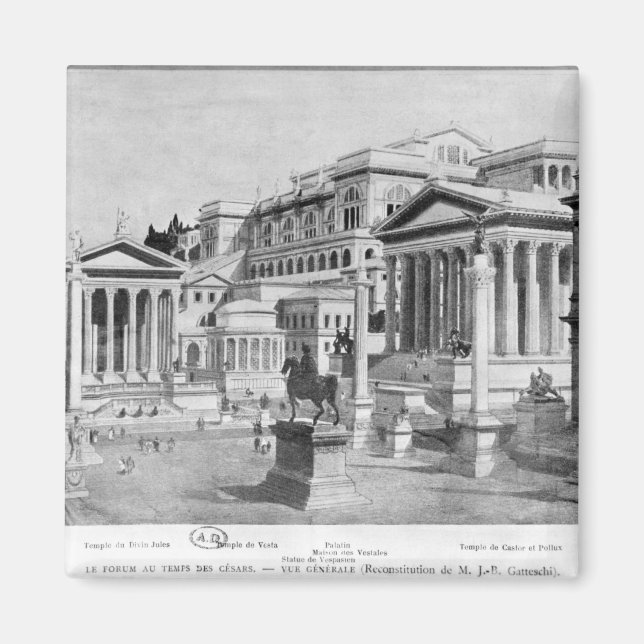 Aimant Forum romain de l'Antiquité (Devant)