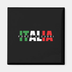 Aimant Forza Azzurri Italia Calcio Soccer Amichevole Part