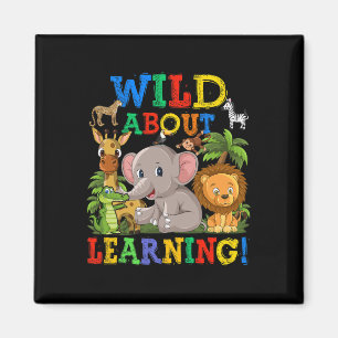 Aimant Fou d'apprendre les animaux de safari Jungle Byck