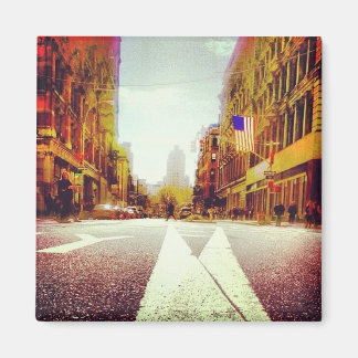 Aimant fourche dans la route