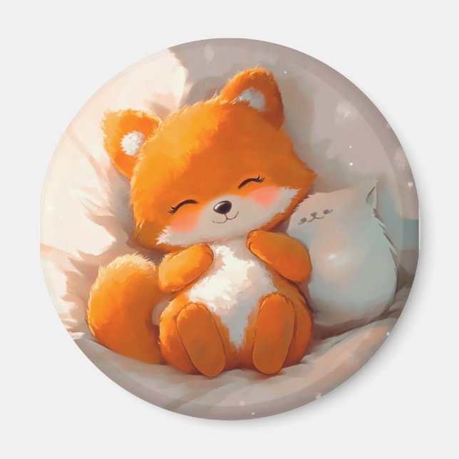 Aimant Fox cub anime (Devant)